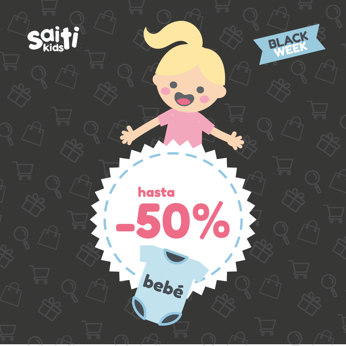 Black Friday en ropa para niños accesorios infantiles | Saiti