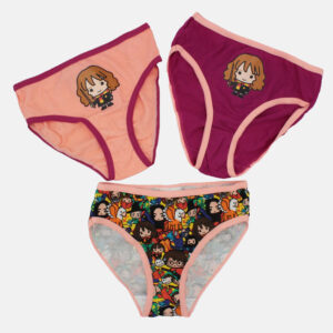 Pack de 3 bragas de Harry Potter para niña