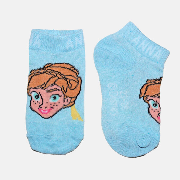 Pack de 3 calcetines de Frozen para niñas en celeste y crema - Imagen 5