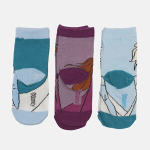 Pack de 3 calcetines FROZEN para niñas de Ana y Elsa