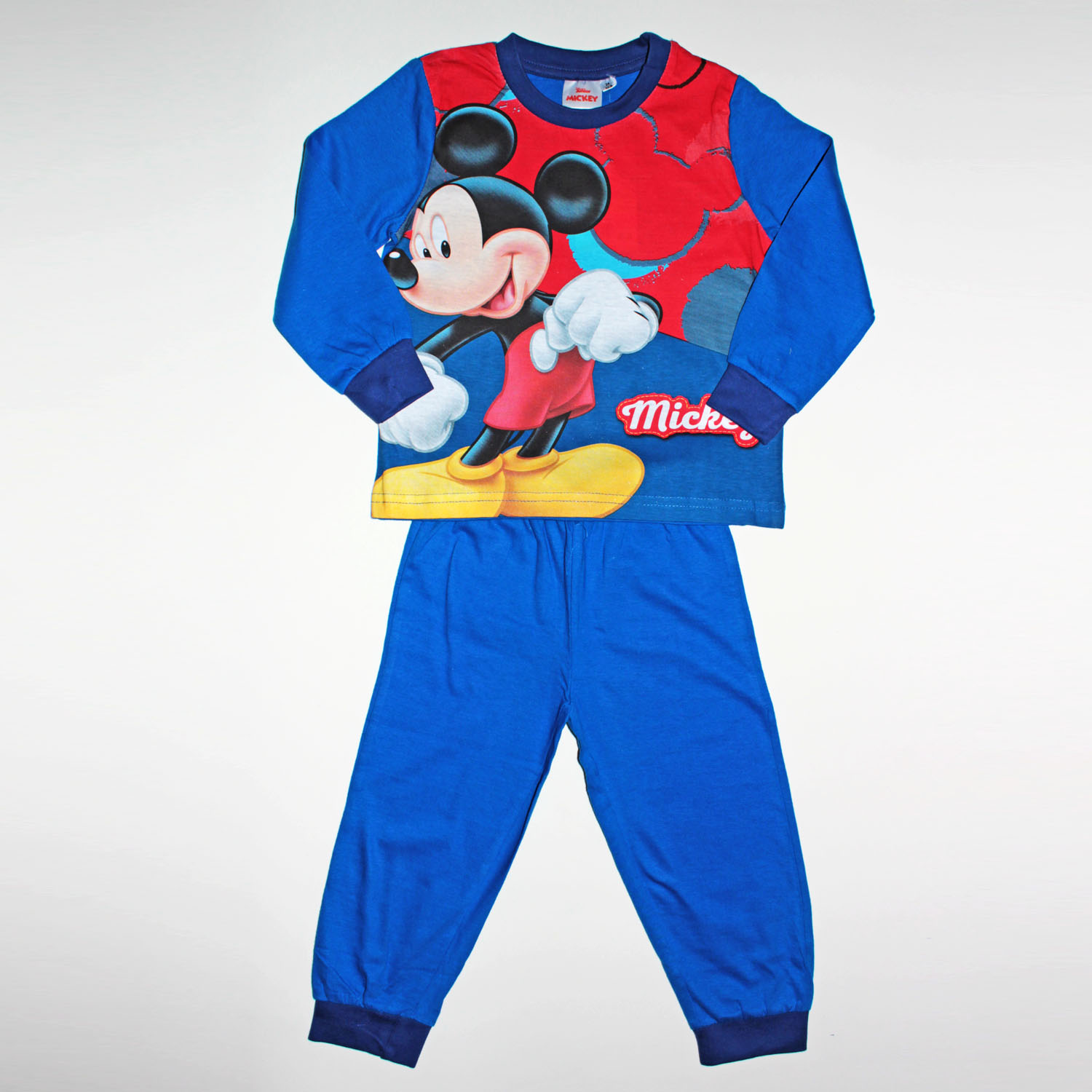 Pijama NIÑO INVIERNO DISNEY Tween Mickey Sport Azul Algodón