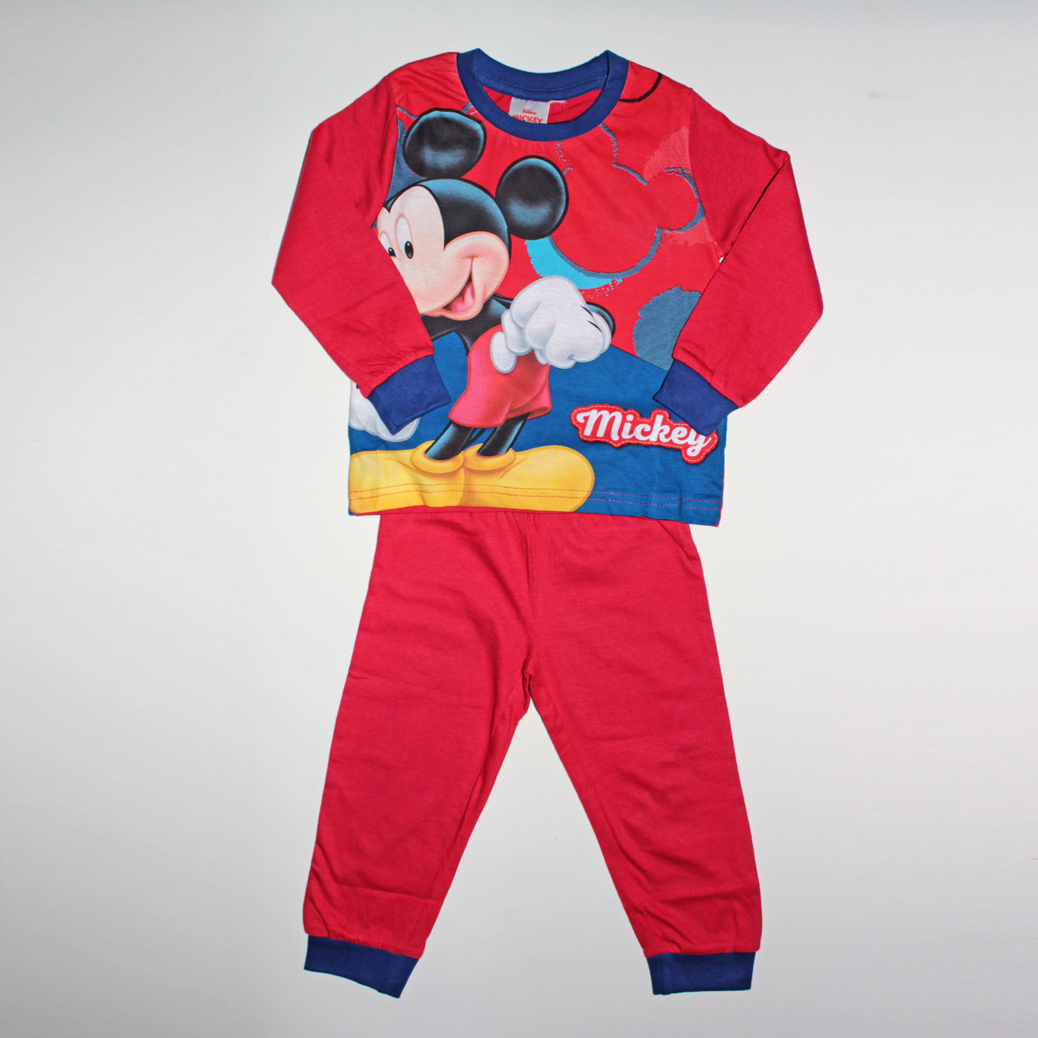 Disney Pijama Niño M/l 54238-0 Rojo Mickey T.6 Años - la Media de Seda
