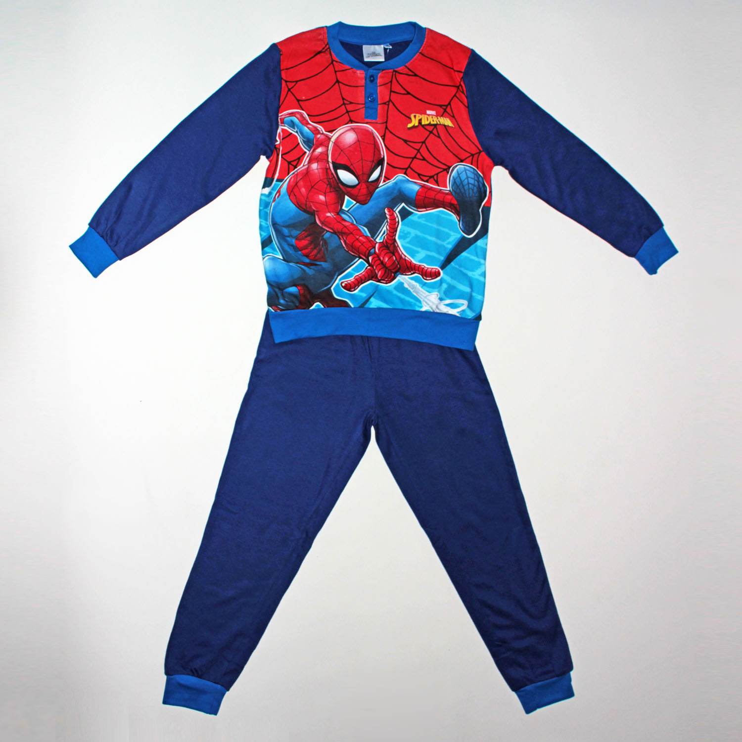 Pijamas Niños Manga Larga Spiderman Marvel Original