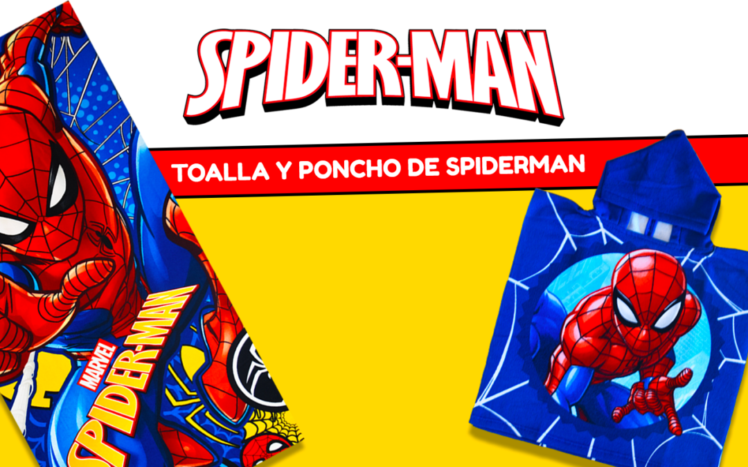 Toallas y ponchos de Spiderman para niños: más novedades del Verano 2021 |  Saiti Kids