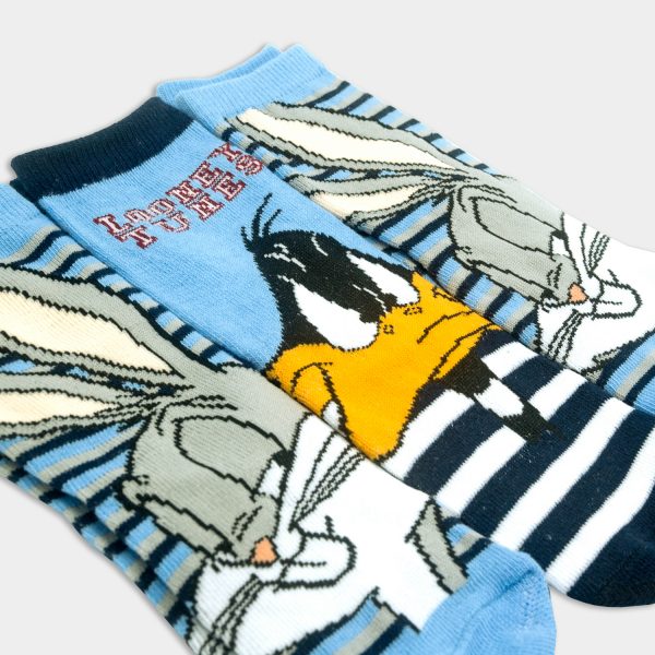 Pack de 3 calcetines Looney Tunes para niño. - Imagen 2